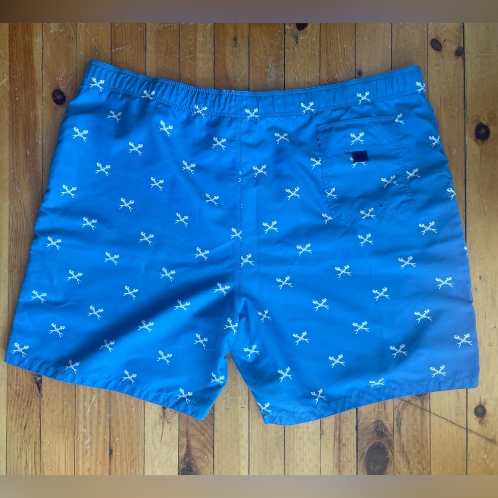 Vineyard Vines Mens Blue Fish Swim Trunks XXL
